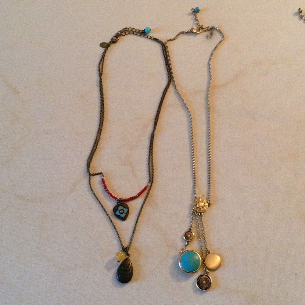 Lucky brand & Monet bundle of necklaces